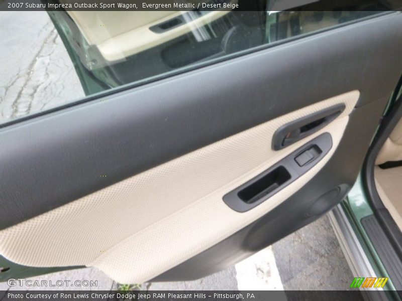 Door Panel of 2007 Impreza Outback Sport Wagon