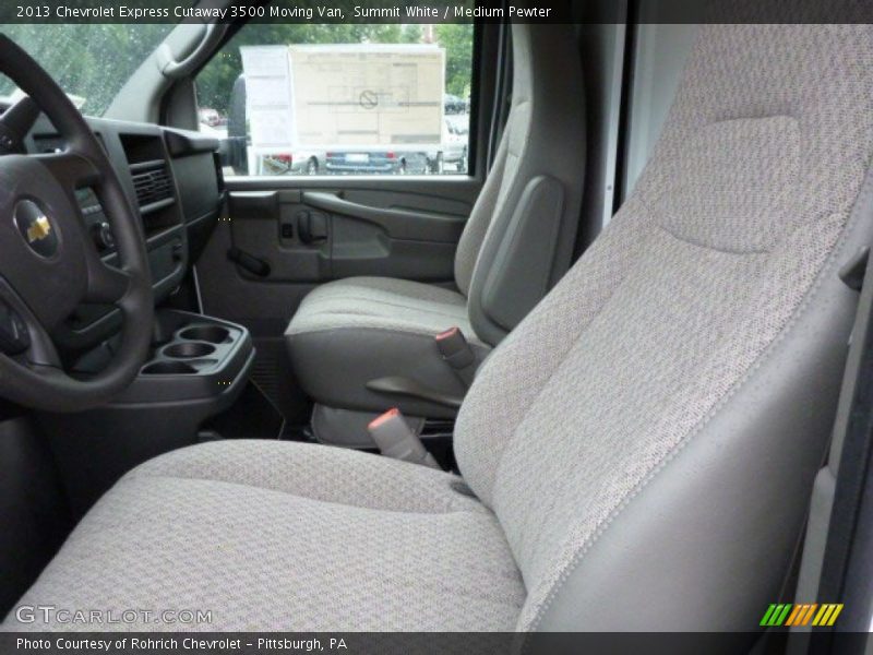Summit White / Medium Pewter 2013 Chevrolet Express Cutaway 3500 Moving Van