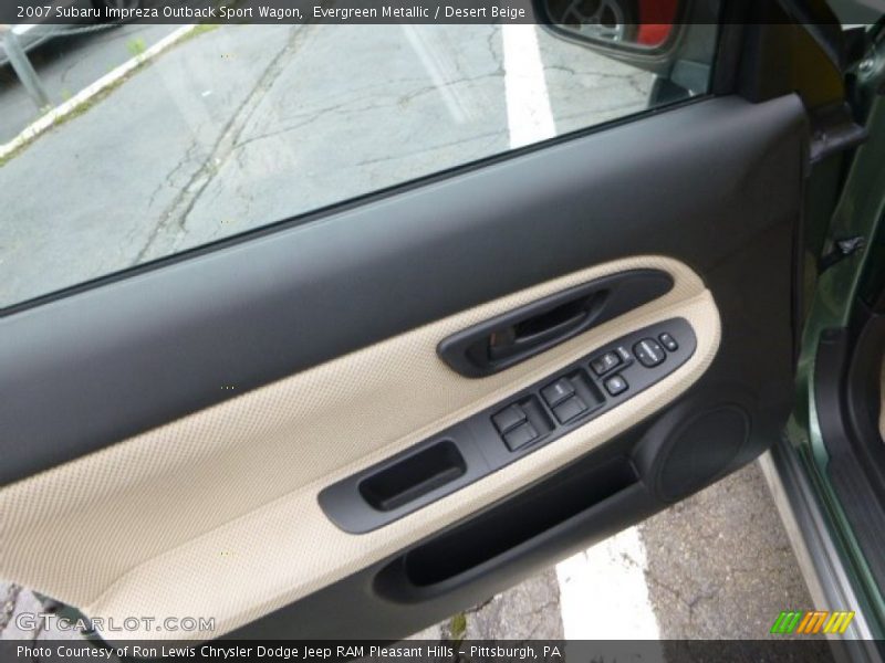 Door Panel of 2007 Impreza Outback Sport Wagon