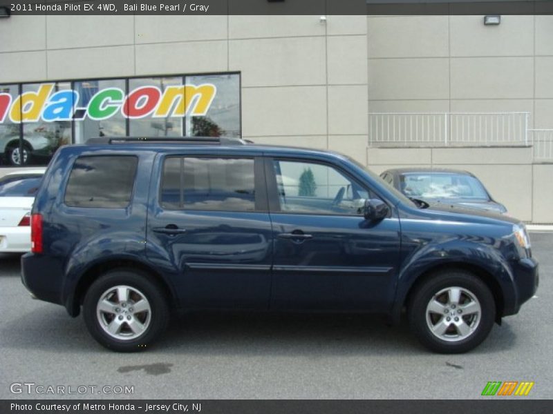 Bali Blue Pearl / Gray 2011 Honda Pilot EX 4WD