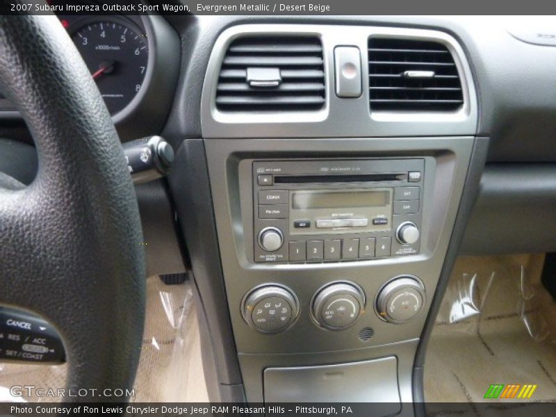 Controls of 2007 Impreza Outback Sport Wagon