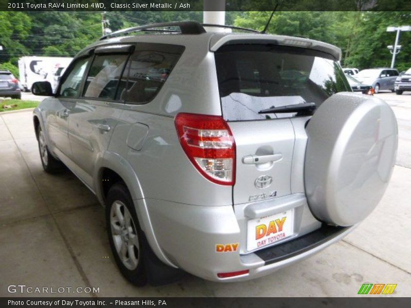 Classic Silver Metallic / Ash 2011 Toyota RAV4 Limited 4WD