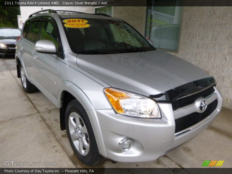 Classic Silver Metallic / Ash 2011 Toyota RAV4 Limited 4WD
