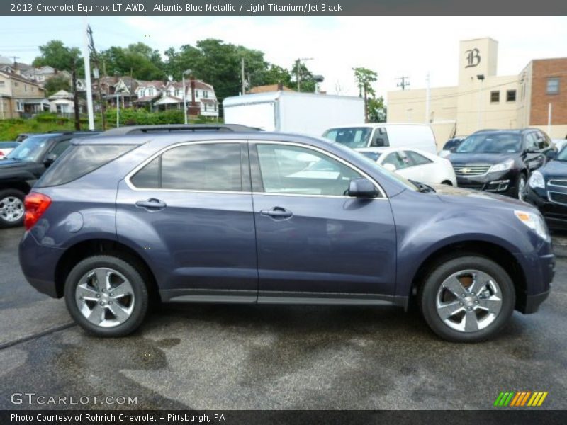 Atlantis Blue Metallic / Light Titanium/Jet Black 2013 Chevrolet Equinox LT AWD