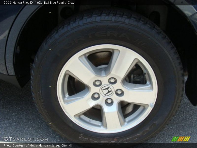 Bali Blue Pearl / Gray 2011 Honda Pilot EX 4WD