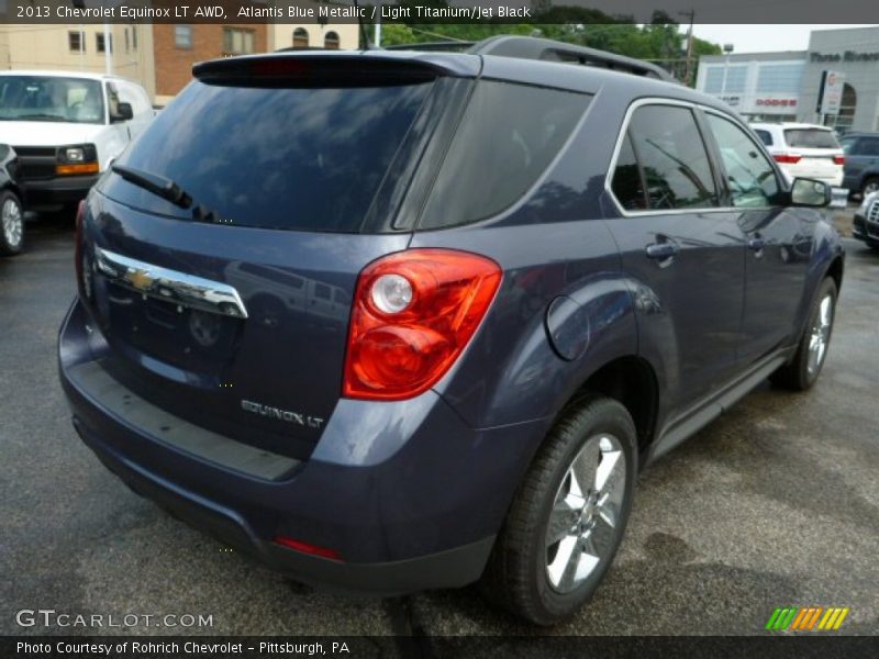 Atlantis Blue Metallic / Light Titanium/Jet Black 2013 Chevrolet Equinox LT AWD