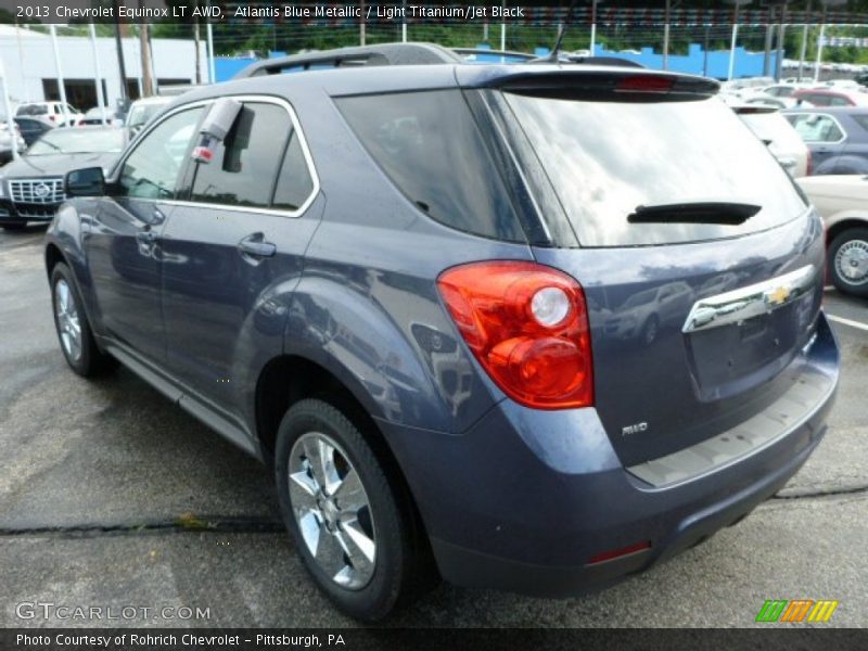 Atlantis Blue Metallic / Light Titanium/Jet Black 2013 Chevrolet Equinox LT AWD