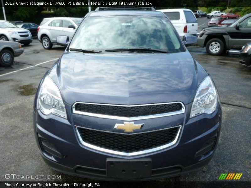 Atlantis Blue Metallic / Light Titanium/Jet Black 2013 Chevrolet Equinox LT AWD