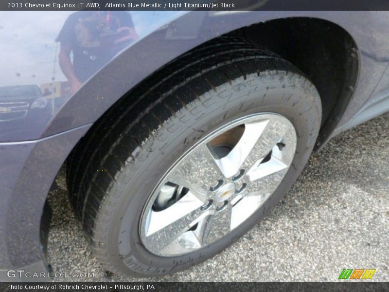 Atlantis Blue Metallic / Light Titanium/Jet Black 2013 Chevrolet Equinox LT AWD