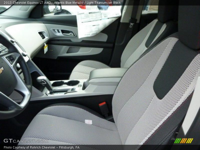 Atlantis Blue Metallic / Light Titanium/Jet Black 2013 Chevrolet Equinox LT AWD