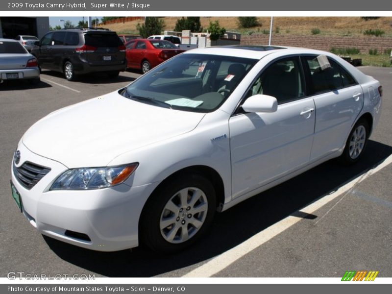 Super White / Bisque 2009 Toyota Camry Hybrid