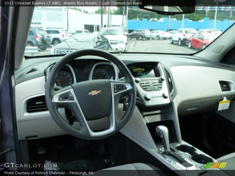 Atlantis Blue Metallic / Light Titanium/Jet Black 2013 Chevrolet Equinox LT AWD