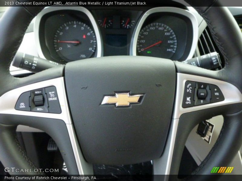 Atlantis Blue Metallic / Light Titanium/Jet Black 2013 Chevrolet Equinox LT AWD