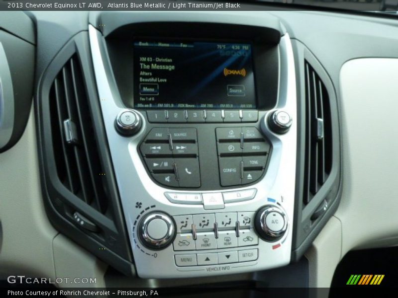 Atlantis Blue Metallic / Light Titanium/Jet Black 2013 Chevrolet Equinox LT AWD