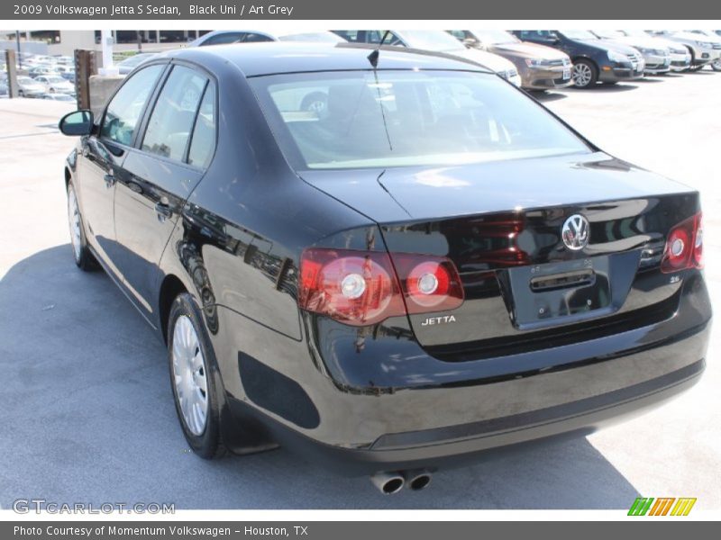 Black Uni / Art Grey 2009 Volkswagen Jetta S Sedan