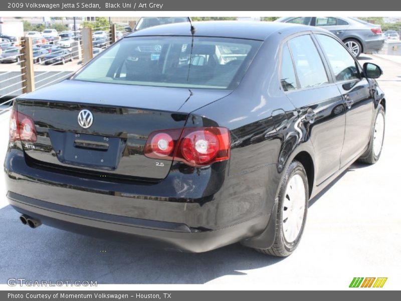Black Uni / Art Grey 2009 Volkswagen Jetta S Sedan