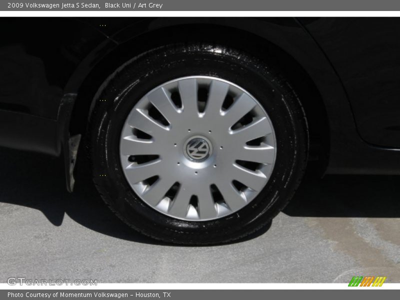 Black Uni / Art Grey 2009 Volkswagen Jetta S Sedan