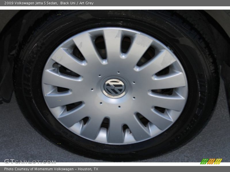 Black Uni / Art Grey 2009 Volkswagen Jetta S Sedan