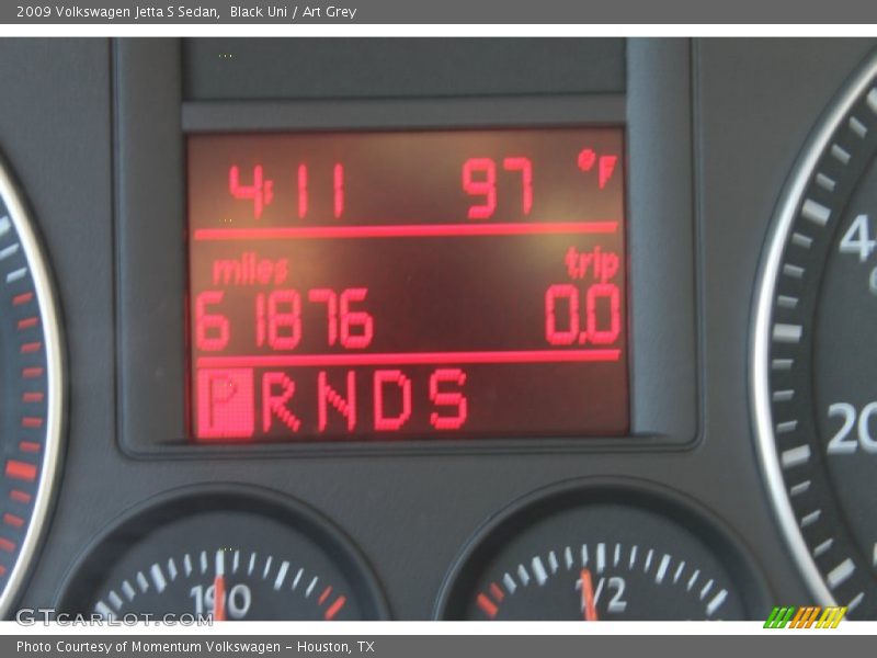 Black Uni / Art Grey 2009 Volkswagen Jetta S Sedan