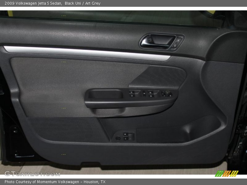 Black Uni / Art Grey 2009 Volkswagen Jetta S Sedan