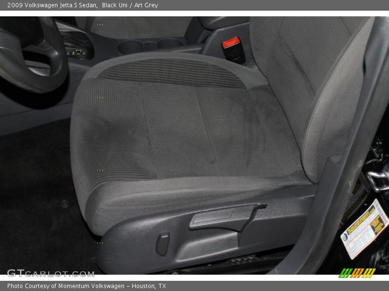 Black Uni / Art Grey 2009 Volkswagen Jetta S Sedan