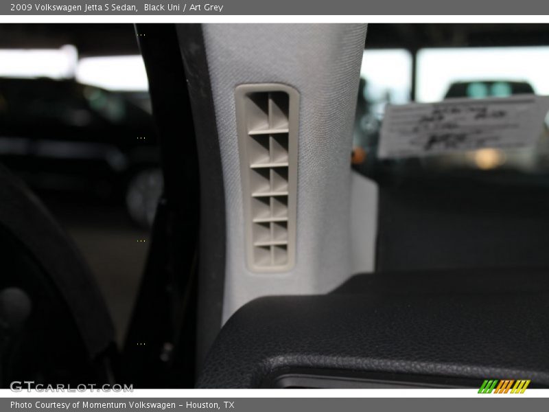 Black Uni / Art Grey 2009 Volkswagen Jetta S Sedan
