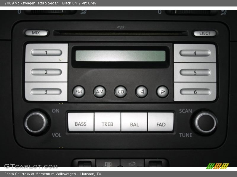 Black Uni / Art Grey 2009 Volkswagen Jetta S Sedan