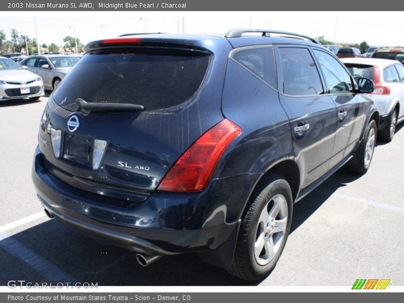 Midnight Blue Pearl / Charcoal 2003 Nissan Murano SL AWD