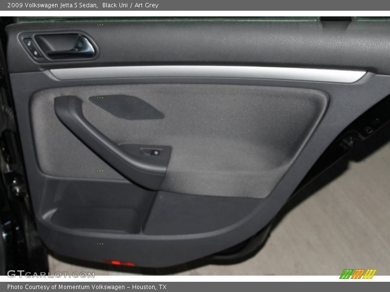 Black Uni / Art Grey 2009 Volkswagen Jetta S Sedan
