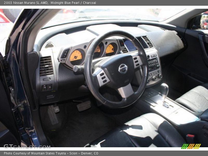 Midnight Blue Pearl / Charcoal 2003 Nissan Murano SL AWD
