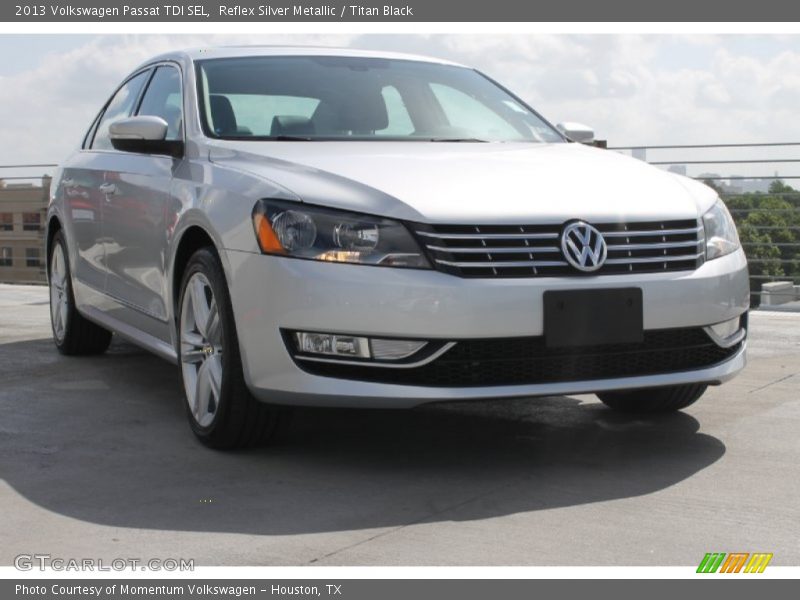 Reflex Silver Metallic / Titan Black 2013 Volkswagen Passat TDI SEL