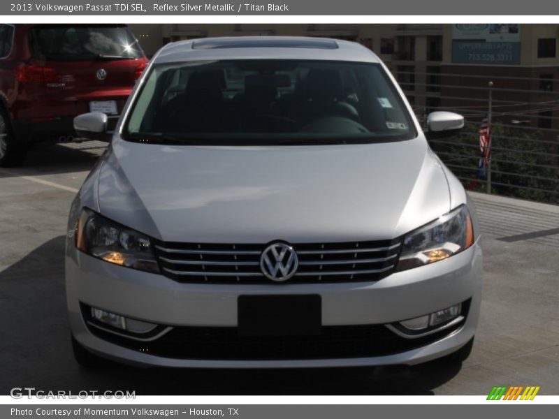 Reflex Silver Metallic / Titan Black 2013 Volkswagen Passat TDI SEL