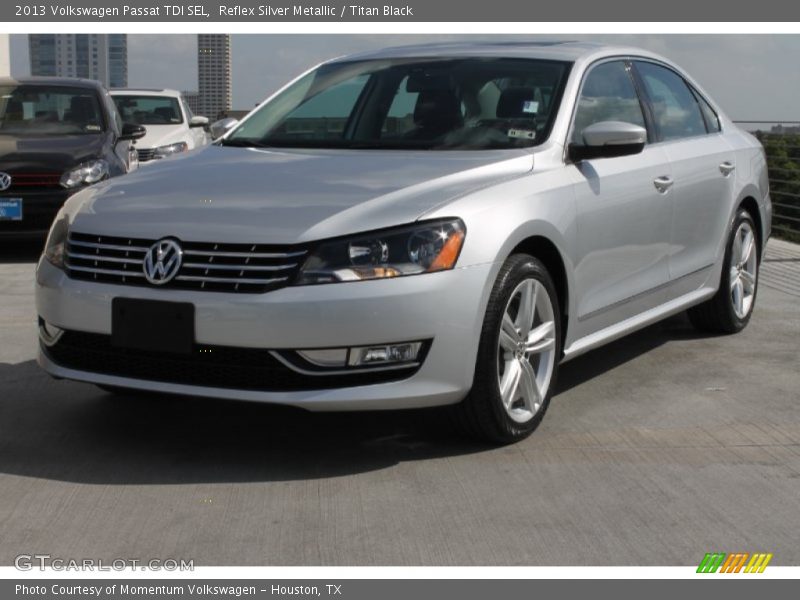 Reflex Silver Metallic / Titan Black 2013 Volkswagen Passat TDI SEL