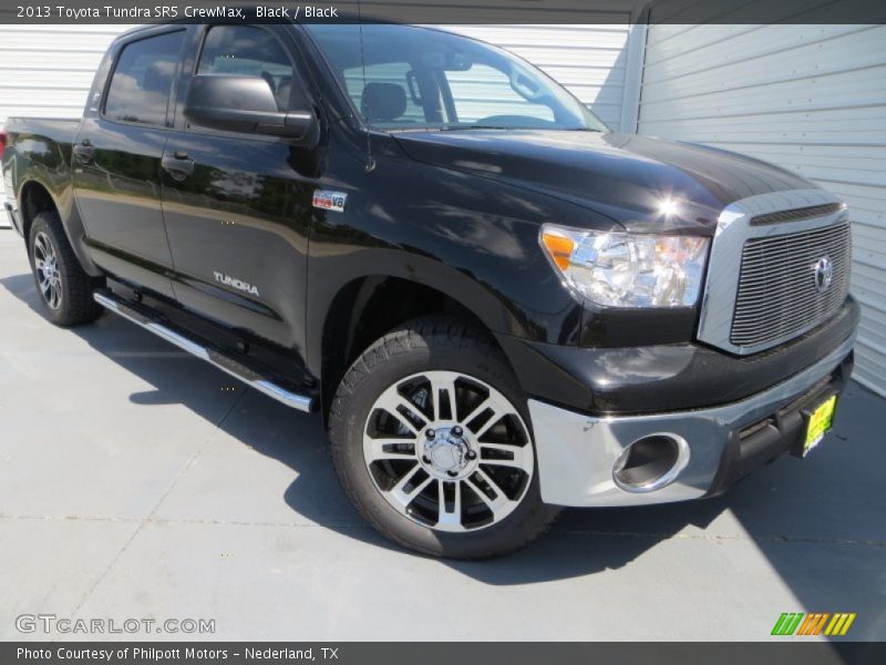 Black / Black 2013 Toyota Tundra SR5 CrewMax