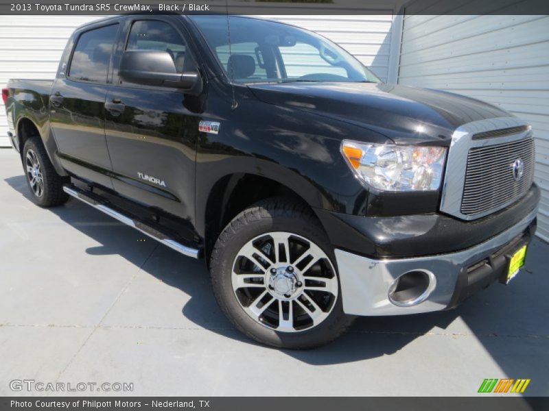 Black / Black 2013 Toyota Tundra SR5 CrewMax