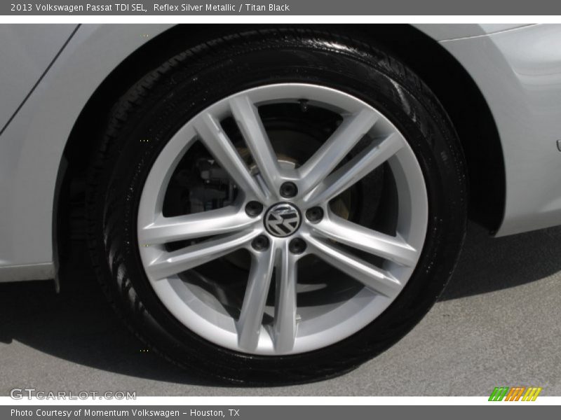 Reflex Silver Metallic / Titan Black 2013 Volkswagen Passat TDI SEL