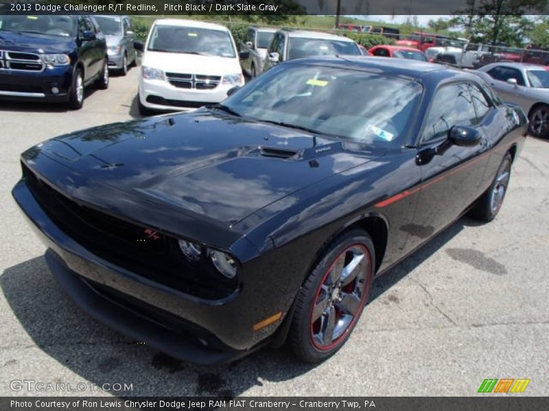 Pitch Black / Dark Slate Gray 2013 Dodge Challenger R/T Redline