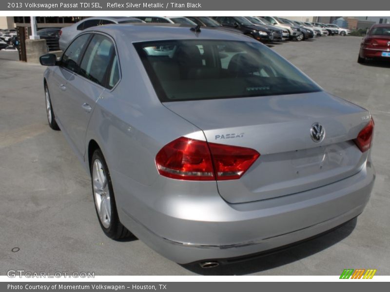 Reflex Silver Metallic / Titan Black 2013 Volkswagen Passat TDI SEL