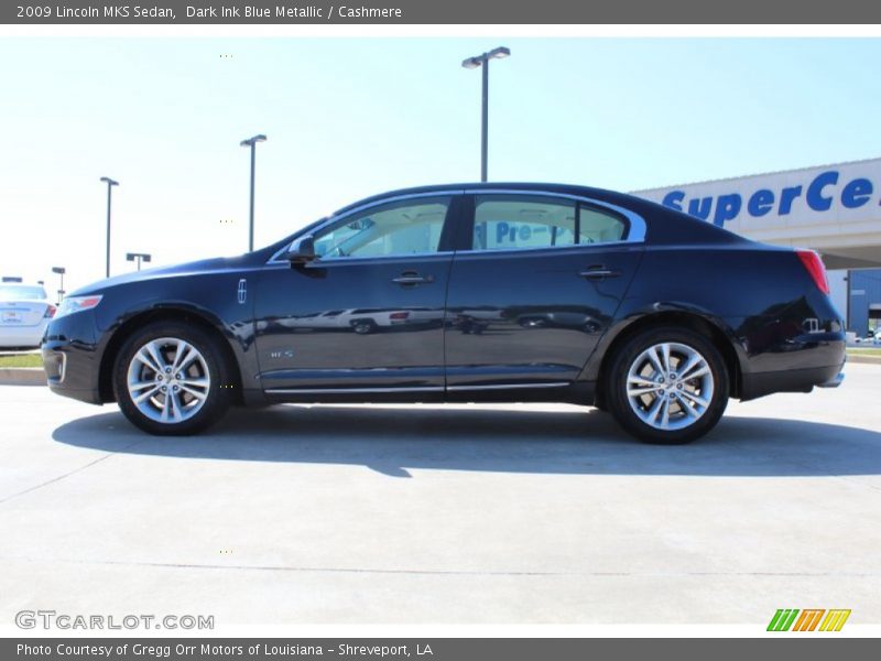Dark Ink Blue Metallic / Cashmere 2009 Lincoln MKS Sedan