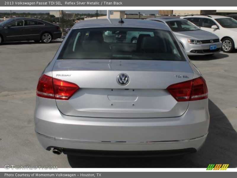 Reflex Silver Metallic / Titan Black 2013 Volkswagen Passat TDI SEL