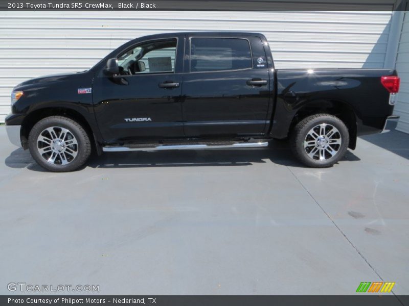 Black / Black 2013 Toyota Tundra SR5 CrewMax