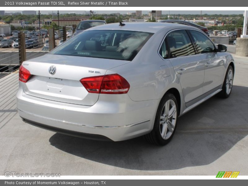 Reflex Silver Metallic / Titan Black 2013 Volkswagen Passat TDI SEL