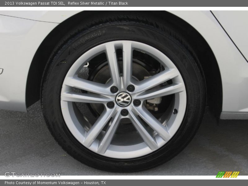 Reflex Silver Metallic / Titan Black 2013 Volkswagen Passat TDI SEL