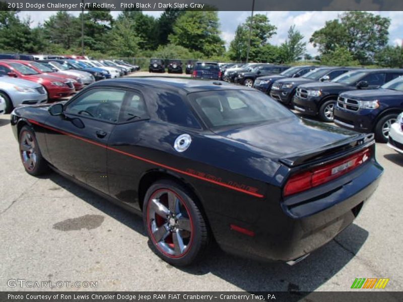 Pitch Black / Dark Slate Gray 2013 Dodge Challenger R/T Redline