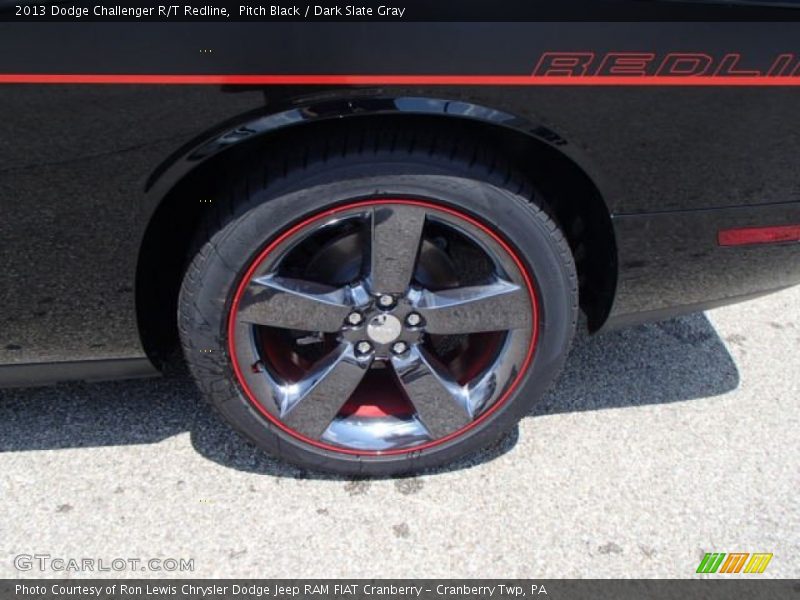 Pitch Black / Dark Slate Gray 2013 Dodge Challenger R/T Redline