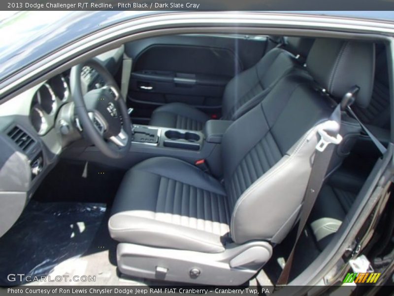 Pitch Black / Dark Slate Gray 2013 Dodge Challenger R/T Redline