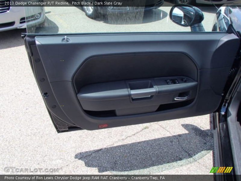 Pitch Black / Dark Slate Gray 2013 Dodge Challenger R/T Redline