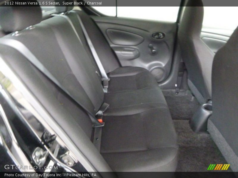 Super Black / Charcoal 2012 Nissan Versa 1.6 S Sedan