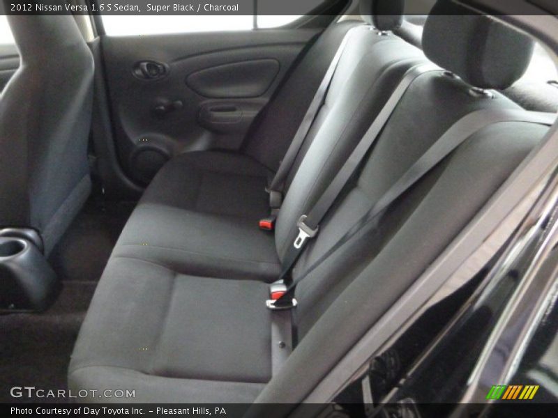 Super Black / Charcoal 2012 Nissan Versa 1.6 S Sedan