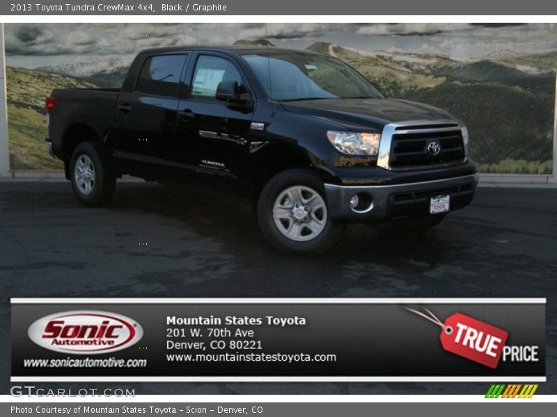 Black / Graphite 2013 Toyota Tundra CrewMax 4x4